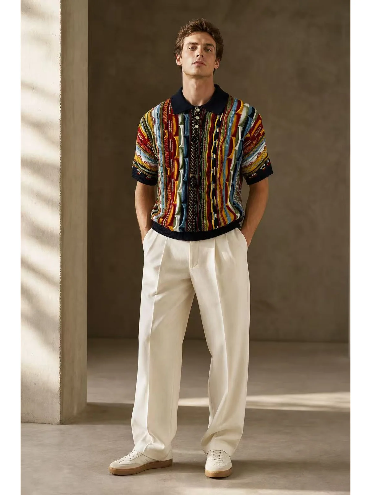Intarsia Knit Sweater